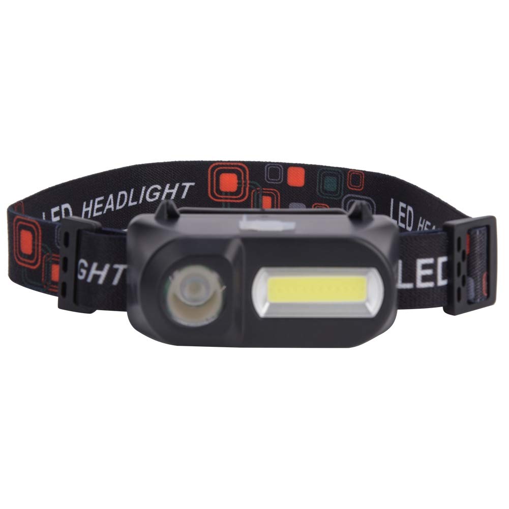 TOPINCN USB Rechargeable Head 6 Camping LED Suitable for Outdoor Fishing and with Adjustable Headband Torch, Modes, Waterproof, Headlamp,