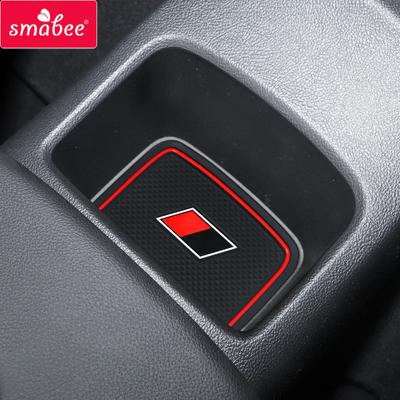 Smabee Gate Slot Cup Mat for Toyota GR Supra 2024 2024 Anti-Slip Door Pad Accessories Non-Slip Mats Rubber Coaster Cushion