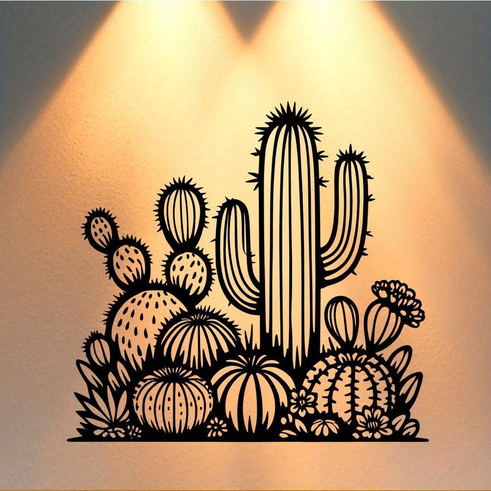 

Vintage Cactus Metal Tin Sign 8x12 Inch Iron Wall Art for Home Bar Cafe Garage Outdoor Decor Desert Party Prairie Plant Lover Spring Festival 12in