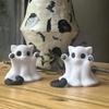 Mini Katzengeist-Ornament Niedliche Halloween-Dekoration Gruselige Schreibtischfigur Haus Büro Sammlerstück Geschenk für Freundin Frau Party
