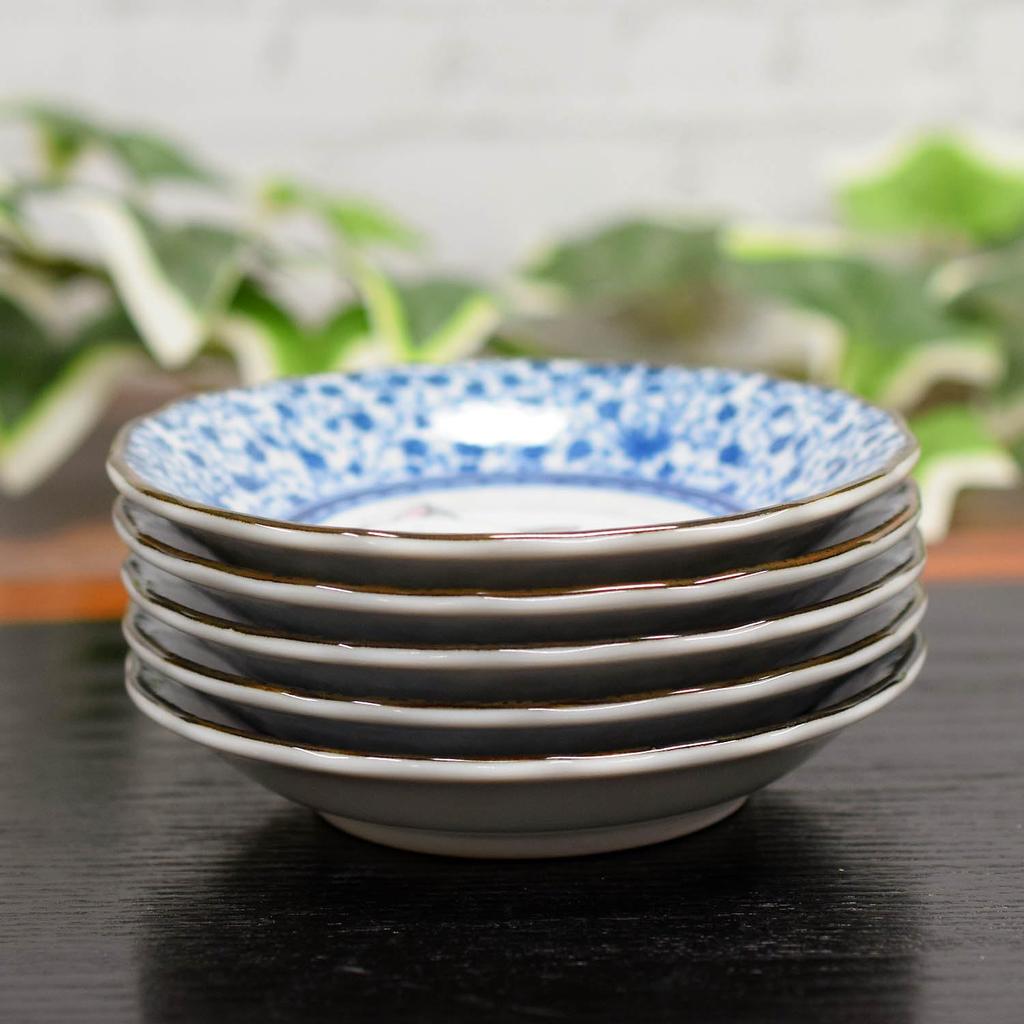 Waza no Kura Plate Set - Stylish Kutani Ware Small Plates (5 pieces) - Sleeping Cat Design - High-Quality Ceramic Brand - Japanese Tableware - Serving