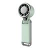 5-Speed Adjustable Mini Foldable Cooling Fan for Indoor Outdoor Travel Portable USB Rechargeable Plastic Handheld Turbo Fan