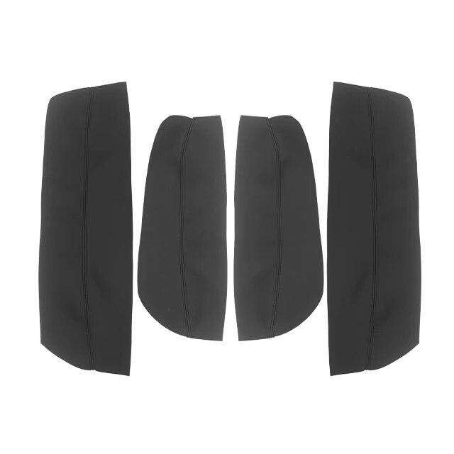 

4 шт., кожаный подлокотник из микрофибры, панель, защитная накладка для Peugeot 3008 2011 2012 чёрный