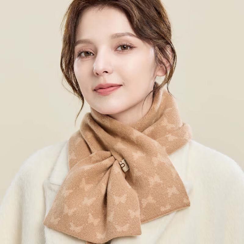 

JIUMU Women s Pure Wool Warm Scarf One Size