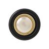5pcs Xiaoxiangfeng Metal Resin Combination Button Round Pearl Button Woolen Coat Trench Coat Suit Jacket Button