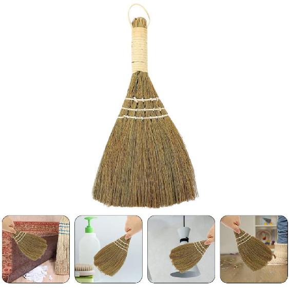 HEMOTON Portable Desktop Broom Hand Broom for Efficient Tabletop Cleaning Short Handle Design for Easy Dust Removal Kitchen Office and Home Use