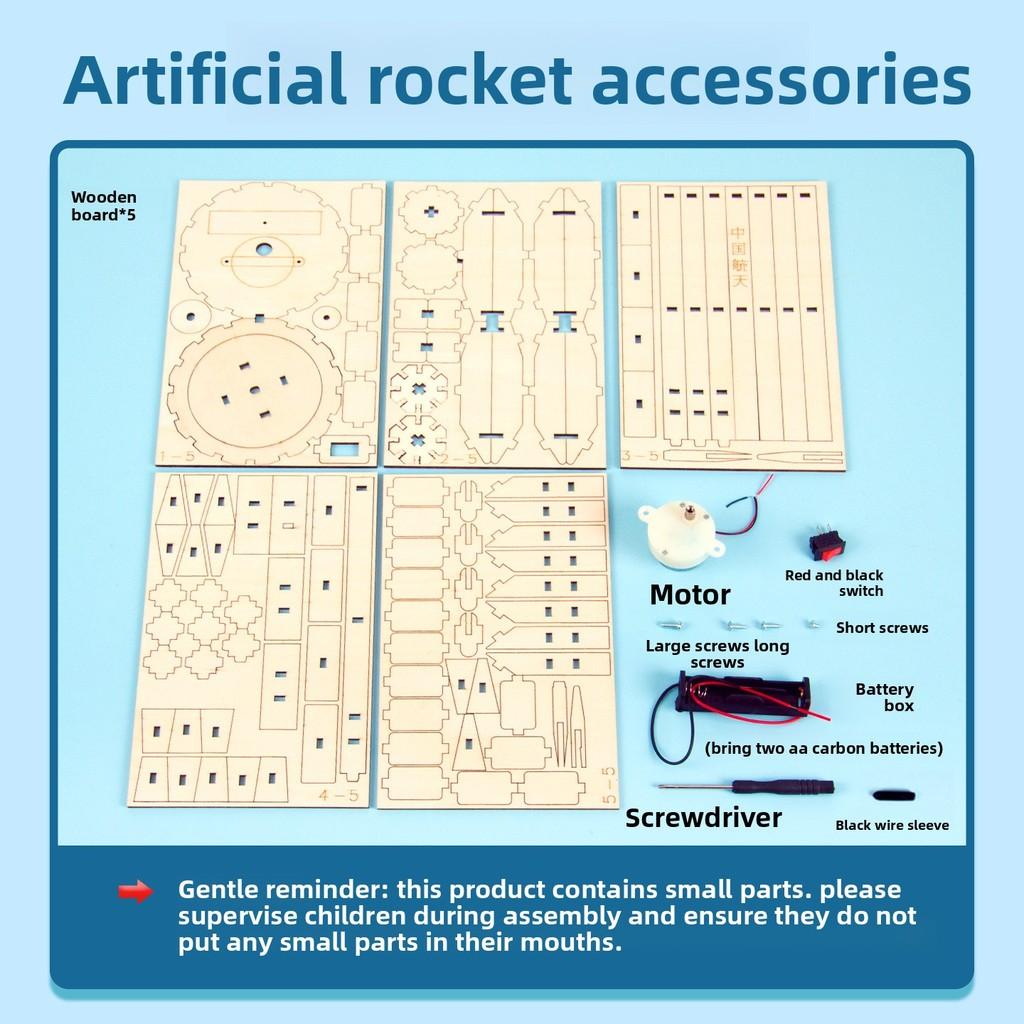 

Aerospace Rocket Diy Science Kit With Electric Components For Kids And Teens