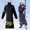 Japan Anime Two Years Later ONE PIECE Trafalgar Law Cosplay Kostüme Schwarzer Umhang Plus Size Reißverschluss Robe Collection Geschenk-in Anime-Kostüme