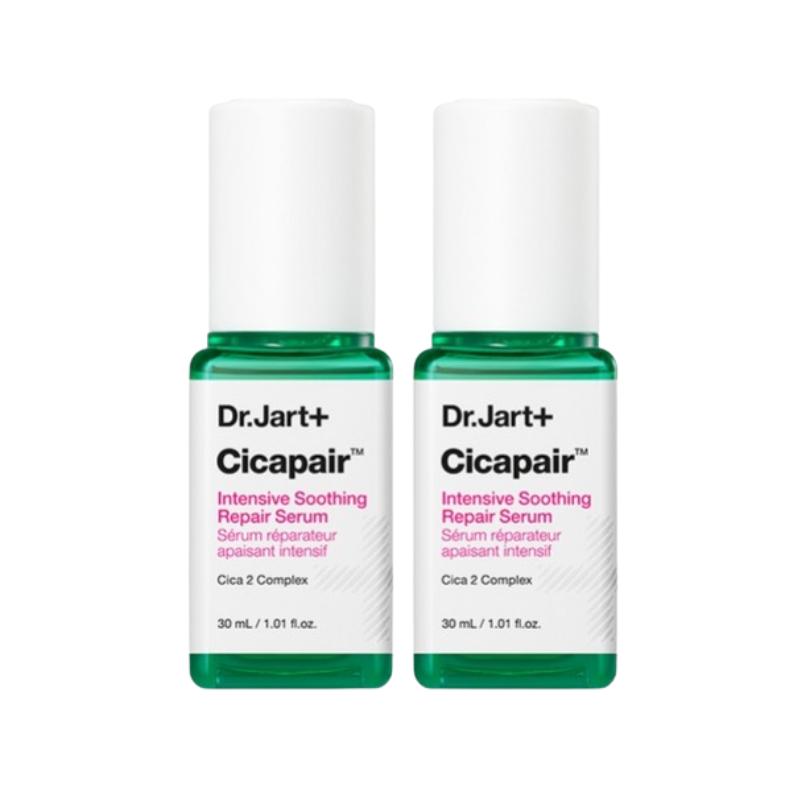 

Dr.Jart+ Cicapair Интенсивная успокаивающая восстанавливающая сыворотка 30 мл x 2 – Успокаивающий уход, Легкая увлажняющая сыворотка для чувствительной кожи 30ml x 2