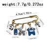 Cute Baby Arrival Enamel Safety Pin Brooch Creative Stroller Bottle Dummy Design Lapel Pin for New Parent Gift