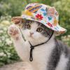 Adjustable Dog Fisherman Hat Breathable Pet Baseball Cap Fashion Pet Sun Hat  Walking