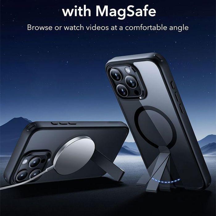 Skyddsskal - E.F.CONNECTION - För Xiaomi Redmi A1/A2 - Stöttåligt - Repskyddande - Magnetiskt stöd