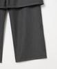 MILLO WOMEN Layered Wide Trousers [Charcoal Gray]