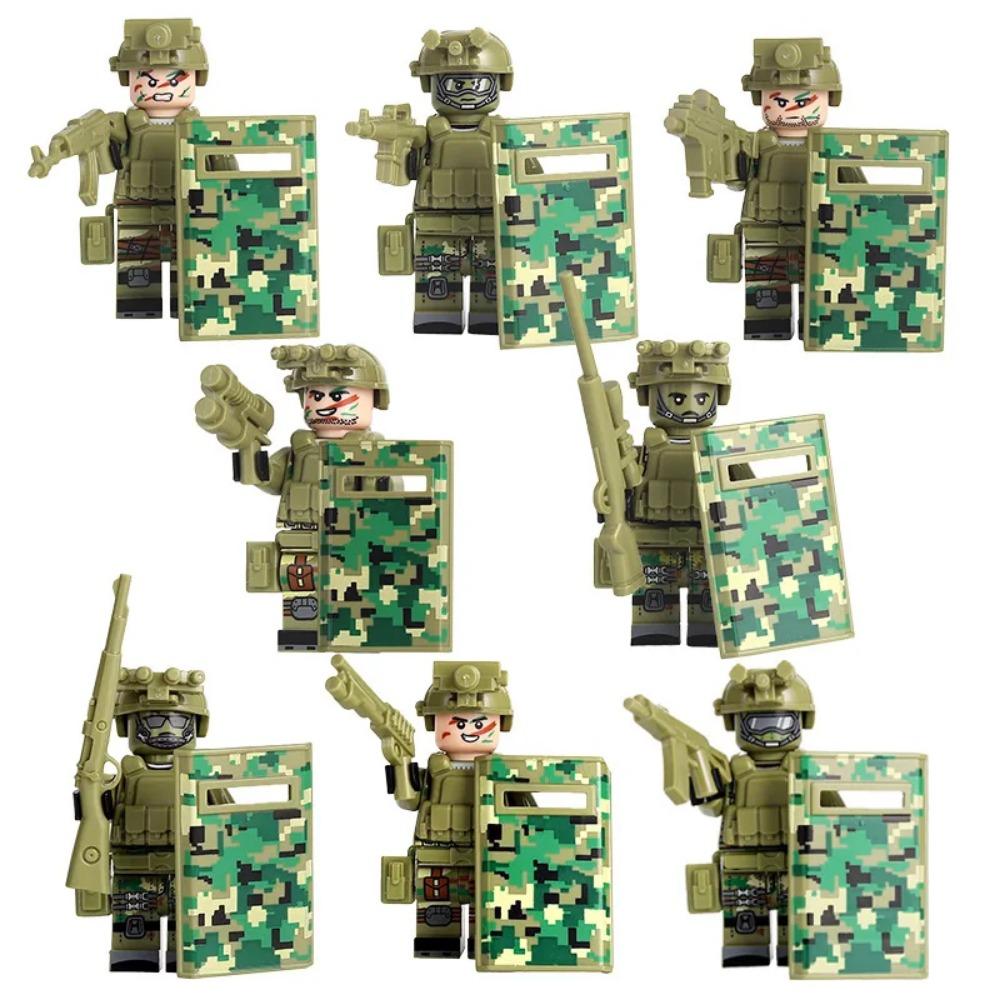 Păpuși umanoide, blocuri de construcție soldați, mini păpuși, ornamente mici, personaje de desene animate, cadouri de sărbători pentru băieți și fete