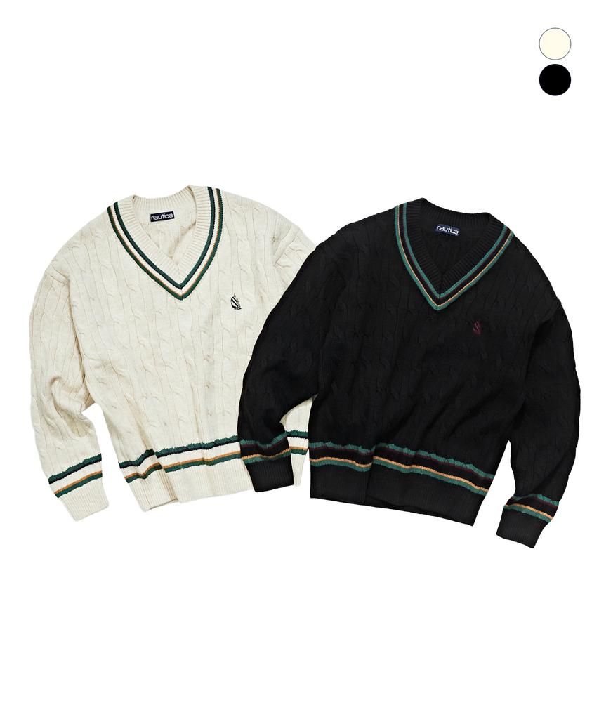 NAUTICA Kabel Tilden Strickpullover Jsw4965