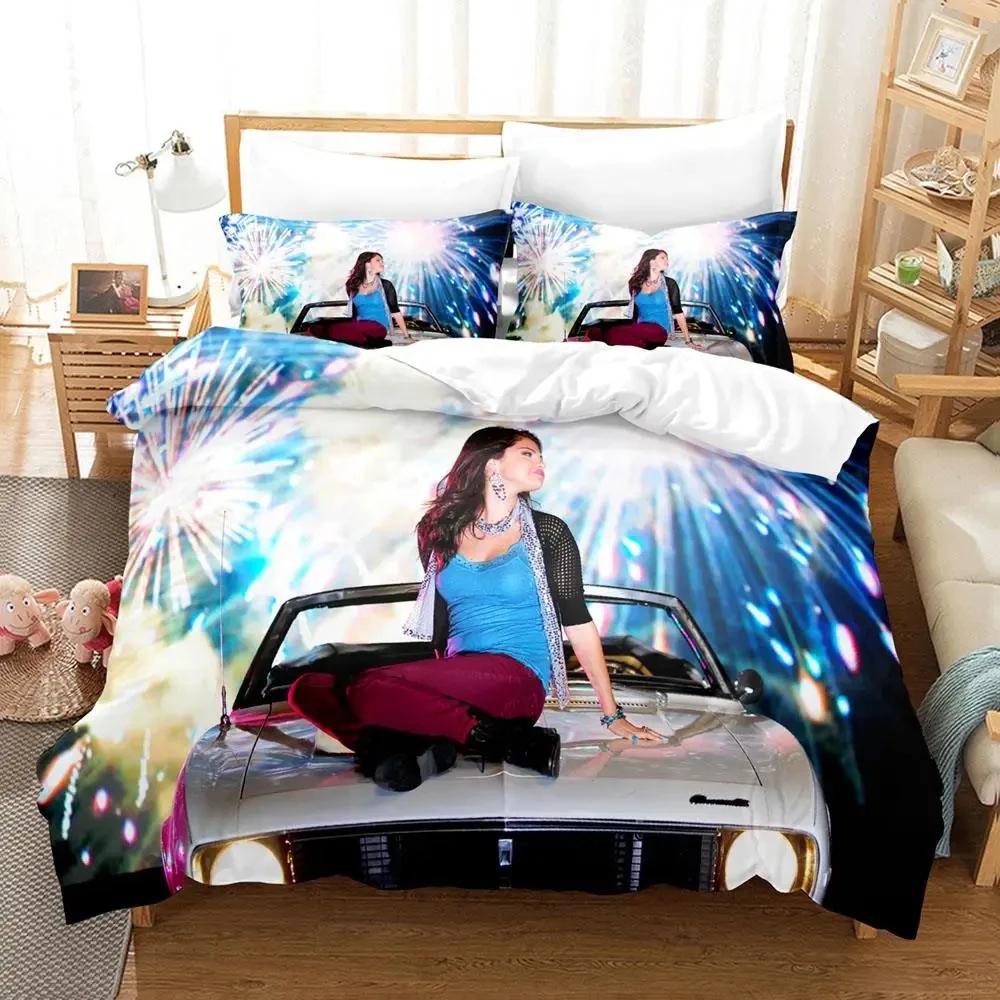 Sexy Selena Gomez Adult People Young Boys Beding Single Twin Ful Quen King-Sized Dimensionsd Dimensions Duvetcover Anime Parure de lit Comfortable