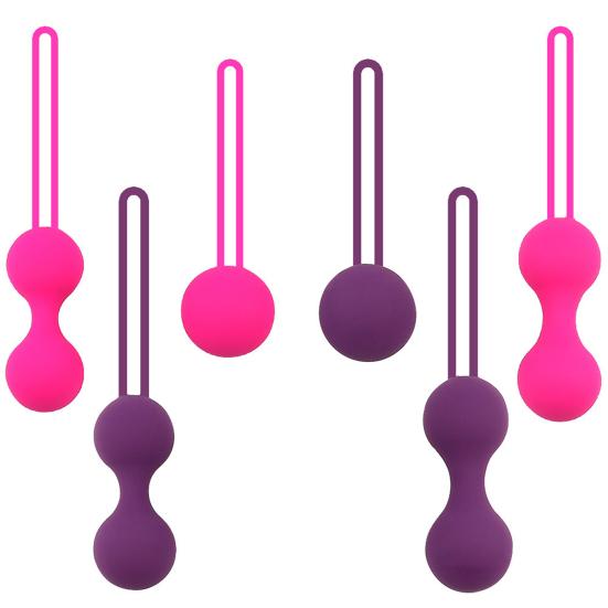 3Pcs Kegel Balls Vaginal Geisha BallSilicone Ben Wa Ball Vagina Tighten Exercise Machine Sex Toy for Women