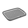 Extra Large Anti-Splash Dog Toilet with Post: Flushable Flat-Type Potty Tray for Home Use