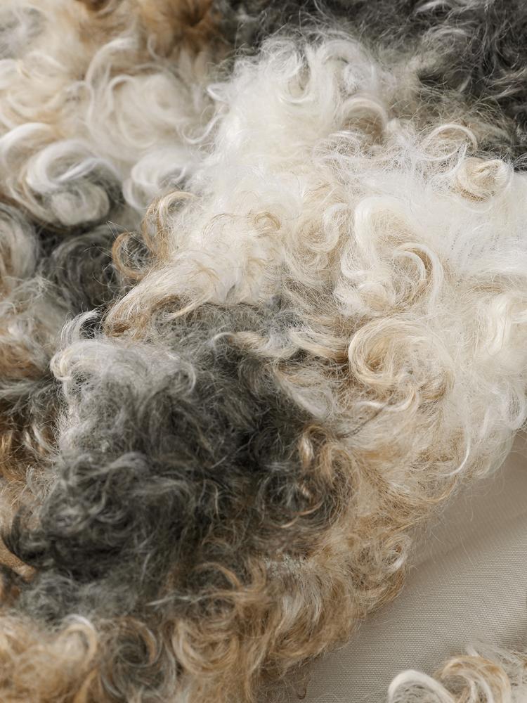 Dámská bunda z umělé jehněčí plyšové kožešiny, vícebarevná bunda z umělé kožešiny, módní ležérní dámský krátký kožíšek, podzimní a zimní nové topy