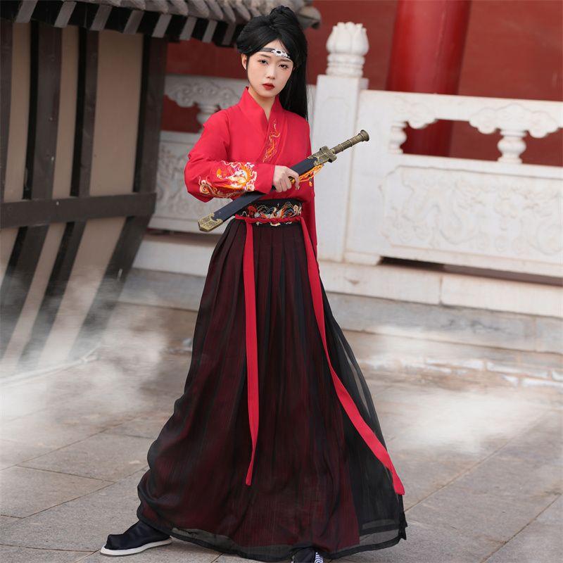 Men's Clothing Hanfu Martial Arts Style Chivalrous Handsome Men's Suit
