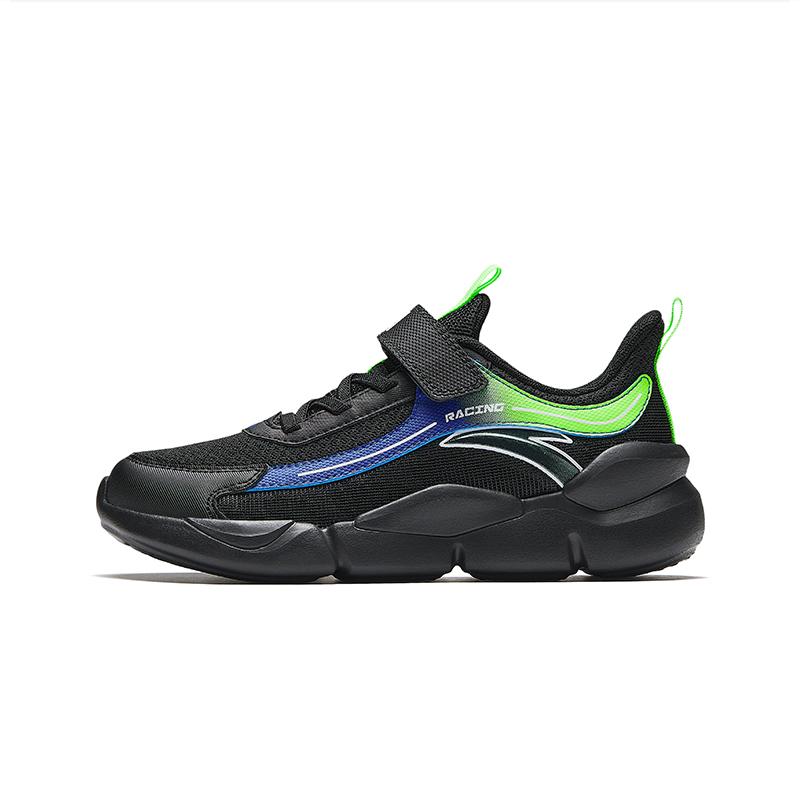 Anta Kids Synthetic Leather Fabric Trendy Fashion Comfortable Versatile Breathable Lightweight Shock Absorbing Low Top Running Shoes A12515509