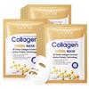 SADOER Maschera Viso al Collagene Rassodante Idratante Riparatrice Illuminante Skincare Maschera in Tessuto Idratante Viso Maschere Avvolte Cura della Pelle