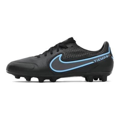 Nike Tiempo Legend 9 HG Tvrdý povrch Přírodní tráva Protiskluzové Odolné proti oděru Fotbalové boty Pánské Černé DB5621-004