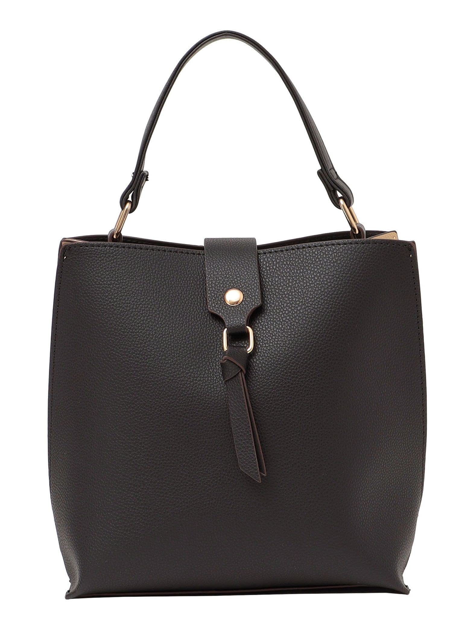 

Bicolor 2WAY Square Shoulder Bag 720000095 Black ONE SIZE [SHIPS ANY]