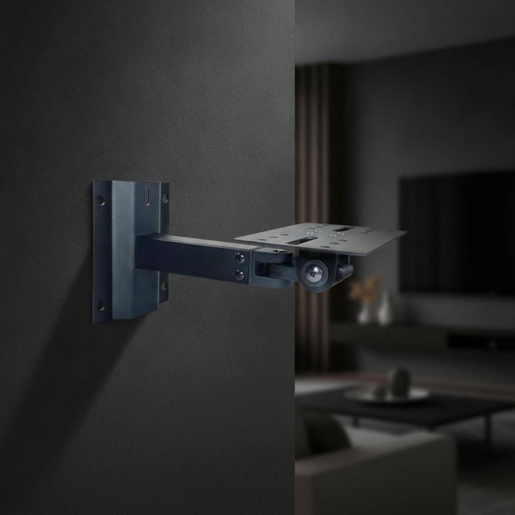 Speaker Wall Mount Bracket Full Motion Bookshelf Sturdy