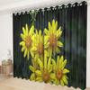 Daisy Curtain Cloth Bedroom Living Room Balcony Blackout Curtain Office Hotel Insulation Curtain