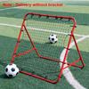 Soccer Bounce Back Net with 20 Elastic Ropes Kickback Football Practice Net Rebound Net Training Aid for Kids Teens