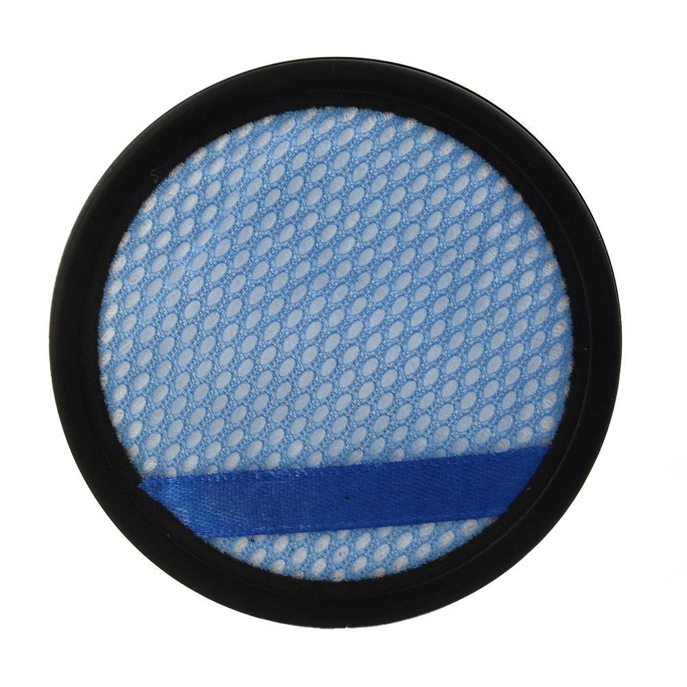 Cleaner Parts Cleaner Filter Reusable Round Washable Blue White
