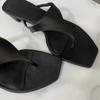Simple Style Women High Heels Sandals Summer New Gladiator Clip Toe Slippers 2025 Trend Comfy Women Flip Flops Shoes