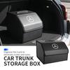 Car Trunk Fold Large Capacity Organizer Bag Storage Leather Tidying Box Accessories For Benz CITAN VITO SPRINTER CLS SLK Sport