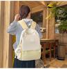 2025 Trendiger Colorblock-Rucksack – Niedlich und stilvoll für Junior High School Mädchen