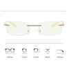 Xiaomi Non-framed Diamond Cut Edge Reading Glasses For Men And Women, Anti-blue Light Reading Glasses, Photochromic Flat Lenses XJC3005