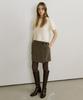 Otte Alia Alpaca Check Skirts_Brown