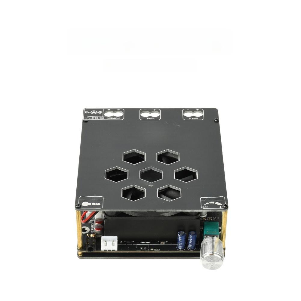 DC Dual Circuit TPA3255 Pure Power Circuit With Adjustable Preamp Gain MCU Smart Protection & Advanced Cooling System