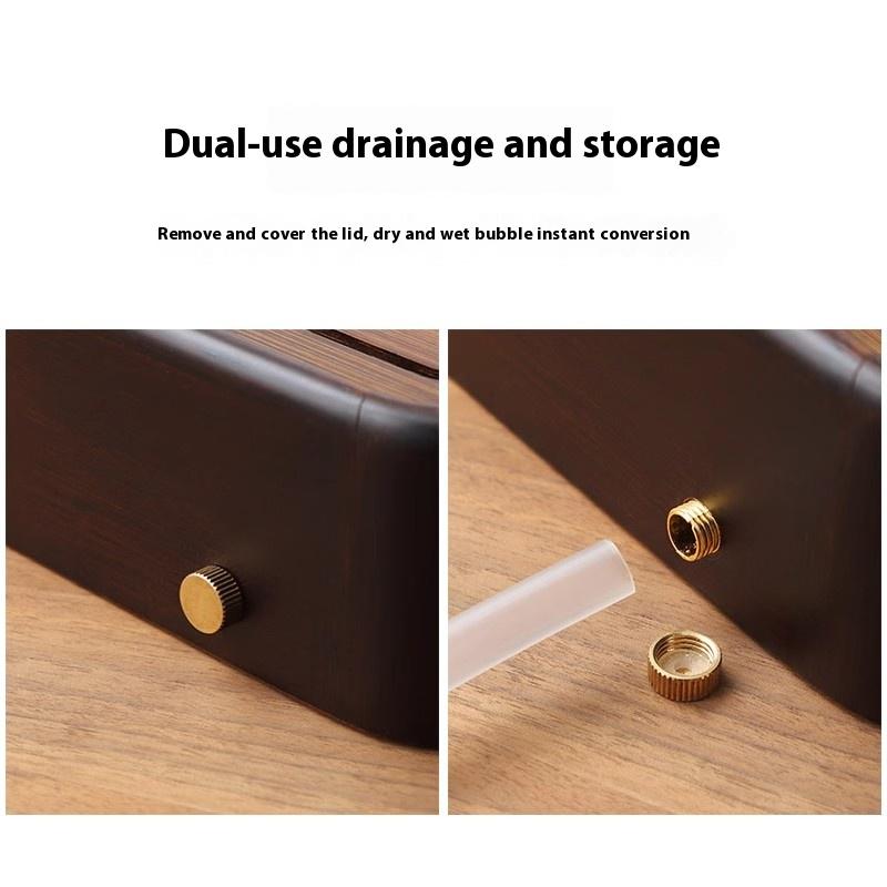Tea Tray For Home Use Small Dry Brewing Table Draining Simple Tea Set Bamboo Tea Tray Wooden Tray Water Storage Tea Tray
