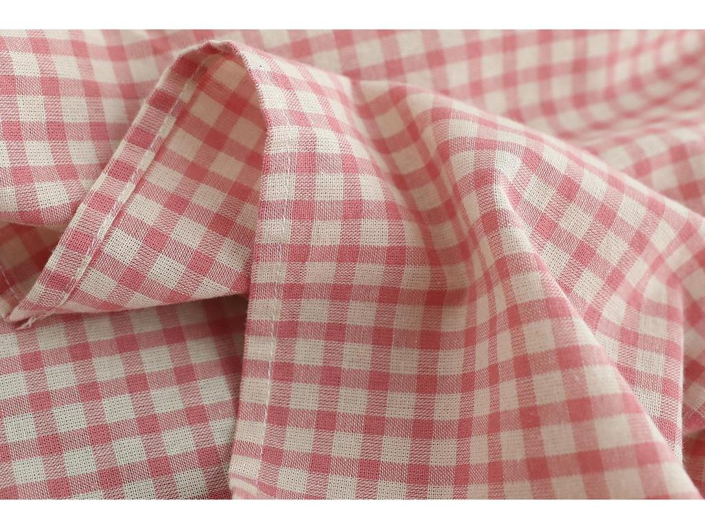 Neues Süßes Karomuster Babydoll-Top für Damen - Langärmlig, Gerafft, Einreihig, Lockere Passform, Vielseitiges Design