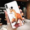 YNDFCNB Tier Hund Katze Fuchs Pfau Aquarell Malerei Handyhülle Für Huawei Honor 8X 8A 9 10 20 Lite 30Pro 7C 7A 10i 20i