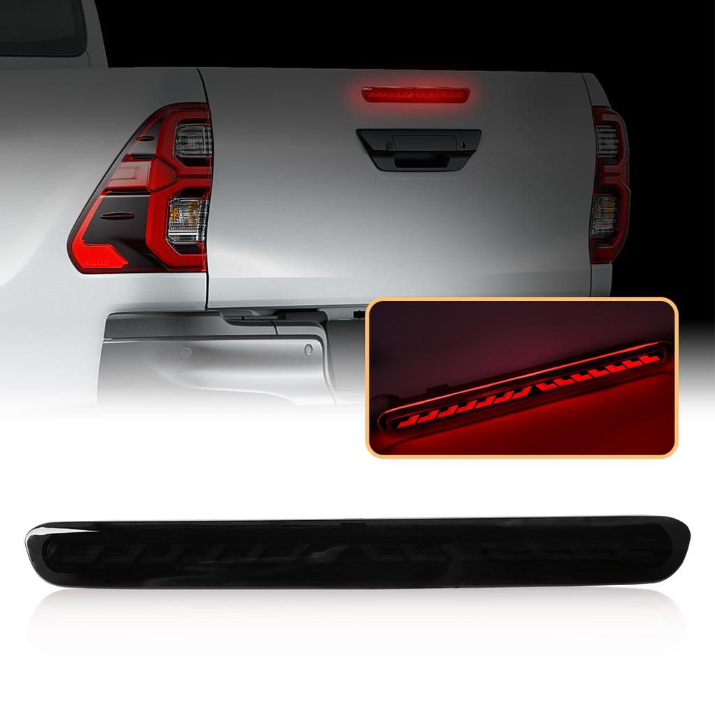 LED High Mounted Brake Light For Toyota Hilux Revo 3rd Third Middle Dynamic Flowing Tail Stop Lamp