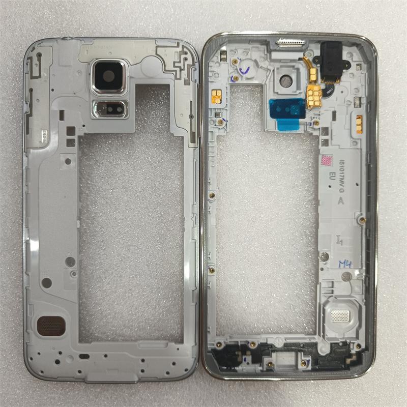 High-quality Middle Frame Bezel Chassis Housing For Samsung Galaxy S5 Neo G903 G903F Middle Frame +Power Volume Button