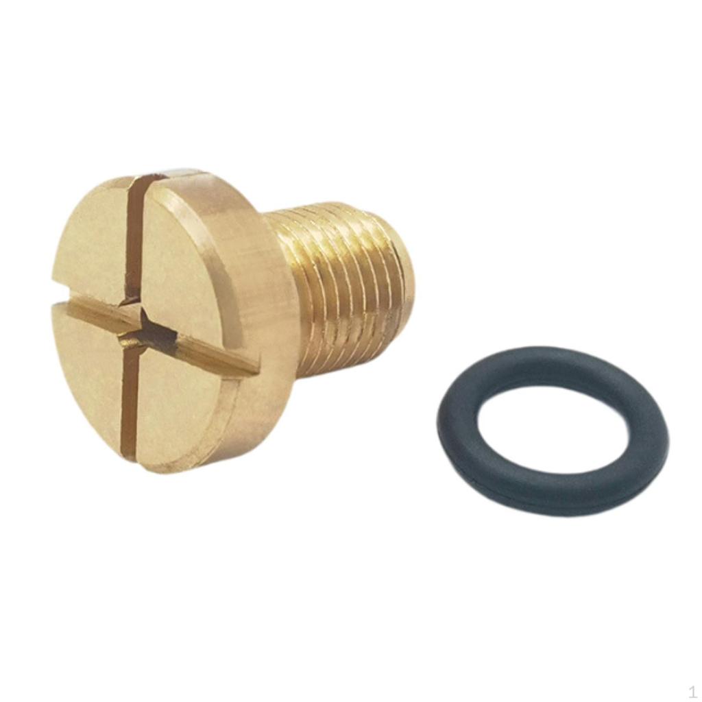 Coolant Expansion Tank Bleeder Screw ,Radiator Drain Screw, Premium ,Replaces Brass