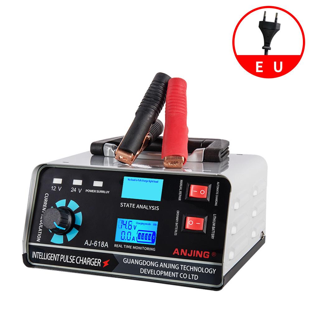 12/24V Smart Pulse Lead-Acid Battery Charger & Repair Machine