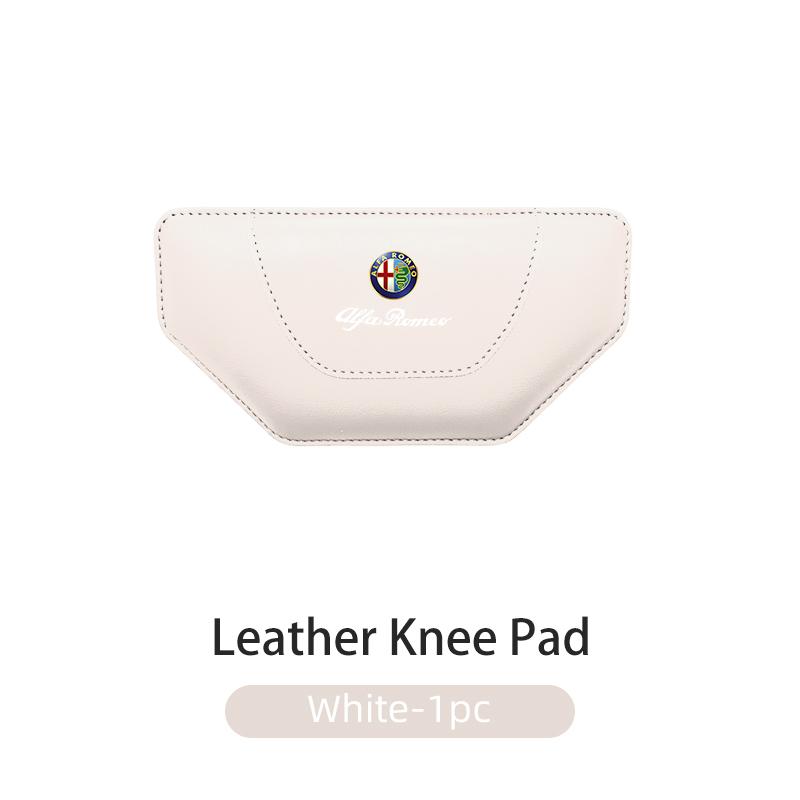 

For Alfa Romeo Car Leather Knee Pad Interior Pillow Comfortable For Alfa Romeo 159 Giulietta Giulia 147 Mito 166 GT Stelvio F1 B