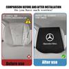 AATT1 For Benz Suede Car Logo Seat Headrest Cover Anti-dirty Neck Pillow Protector Accessories CITAN VITO SPRINTER CLS SLK Sport ML