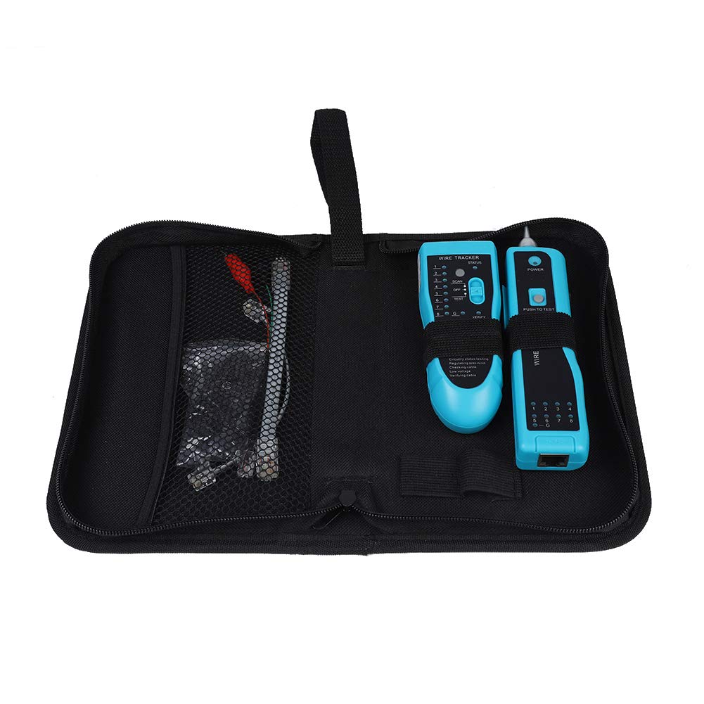 Multifunctional Cable Tone Telephone Line Network Cable Wire LAN Telephone with Cable Tester, Probe, Tracker, Detector, Finder, Cable, Line, Emitter,