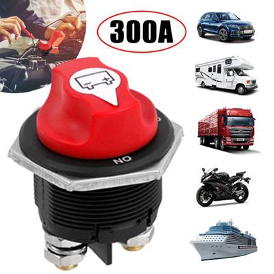 300A/200A/100A/50A Car Battery Switch Rotary Disconnect Power Cut Off Disconnecter Isolator For Auto Truck Motorcycle Boat RV
