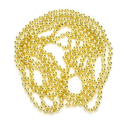 6mm 2,7 metros corrente de contas douradas decoração de casamento natal acessórios de roupas